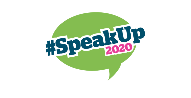 speak up 2020 graphic